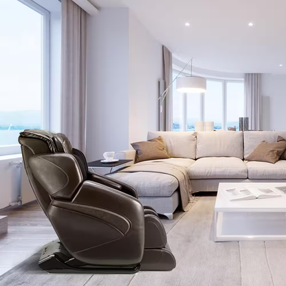 Jin Espresso Synthetic Leather SL Track Massage Chair