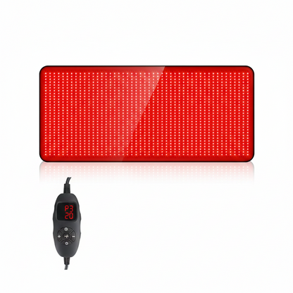 Fully Body Red Light Therapy Mat, 76.8"X33.4" Large Size Red Light Therapy for Body Dual Wavelength 660Nm & 850Nm Red Light Blanket with Remote Timer, Perfect for Mom Dad Elderly Lover Friends Family